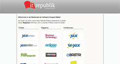 Desktop Screenshot of it-republik.de